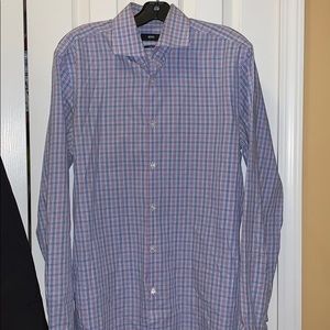 Hugo Boss sharp fit Sz 16 34/35 dress shirt